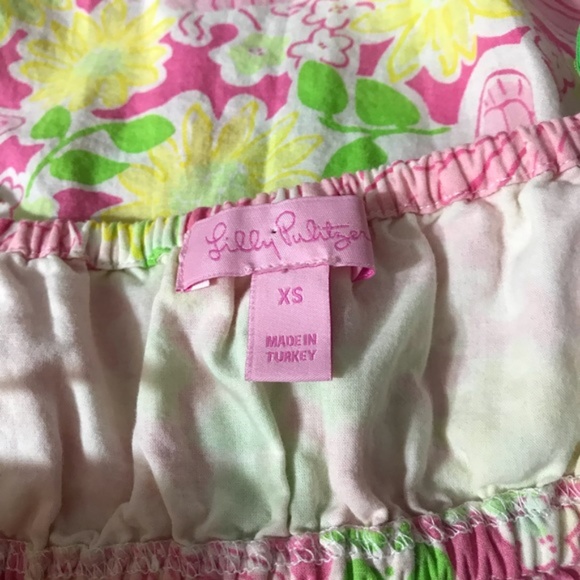 Lilly Pulitzer Floral Spaghetti Mini Dress Sz XS - Picture 5 of 8